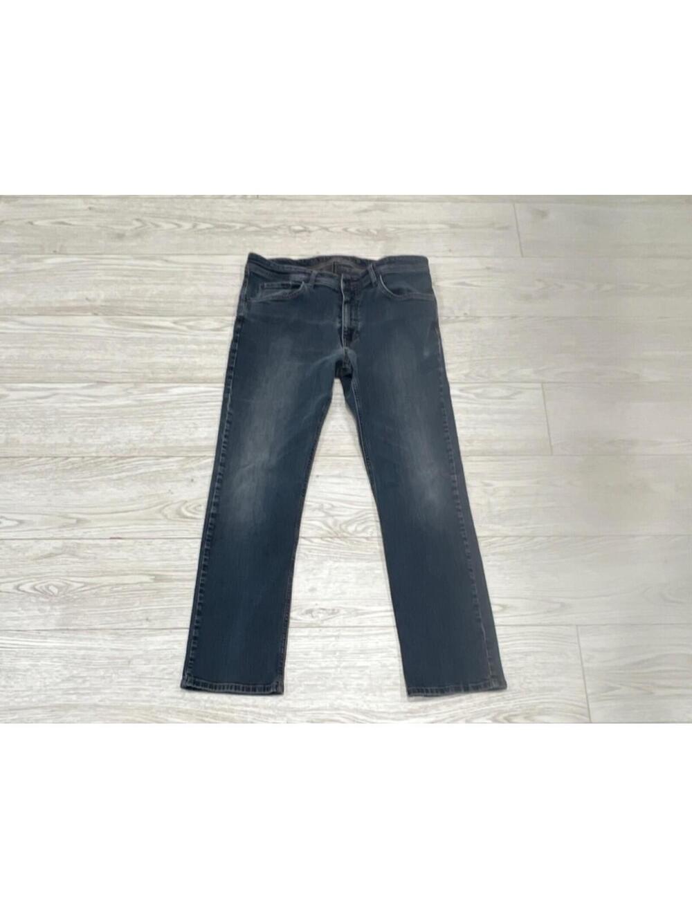 ANNE MODERN FIT Mac Jeans Men's Dirty Wash Navy Blue Jeans SIZE 36X31 $195